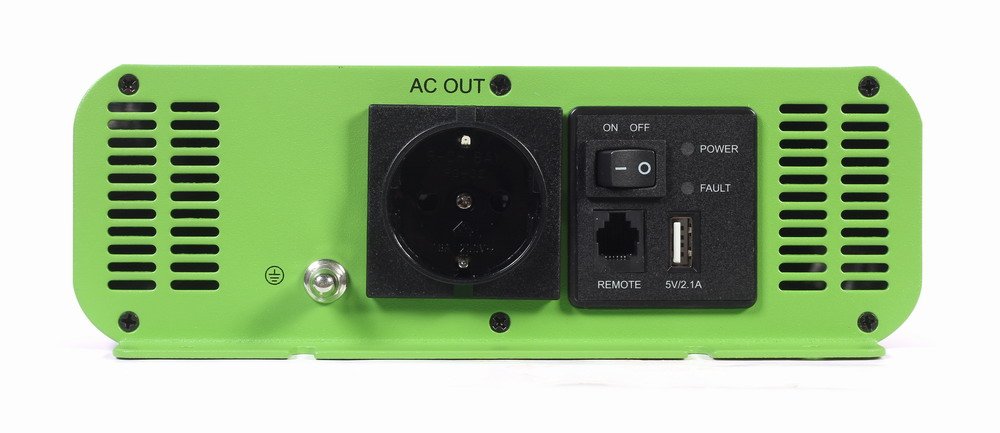 EAN 8716309124072 - EnerGenie EG-PWC-PS2000-01 adaptador e inversor de corriente Auto 2000 W Negro, Verde imagen 5