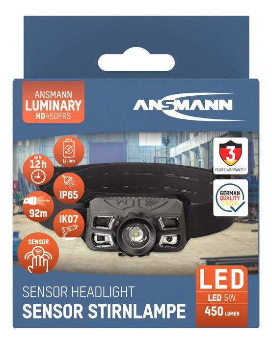 EAN 4013674191970 - Ansmann HD450FRS Negro, Gris Linterna con cinta para cabeza LED imagen 12