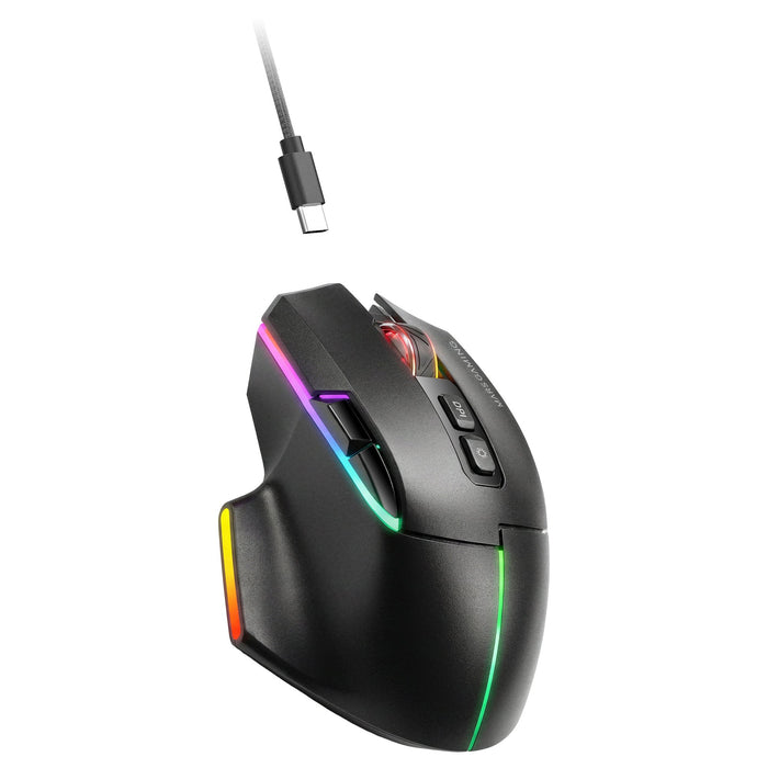 EAN 8435693114253 - Mars Gaming MMWVECTOR ratón Juego mano derecha RF Wireless + Bluetooth + USB Type-A Óptico 12000 DPI imagen 5