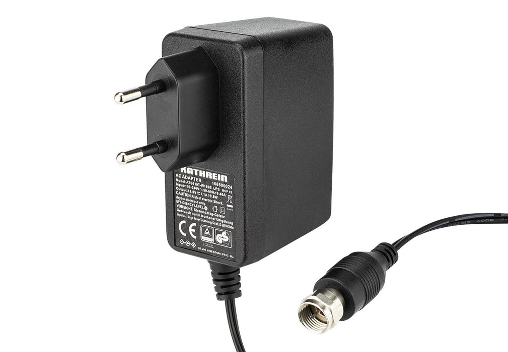 EAN 4063242001446 - Kathrein NCF 18 adaptador e inversor de corriente Interior 17 W Negro imagen 1