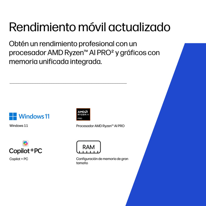 EAN 826581384731 - HP DQ0D0ET ordenador portatil Copilot+ PC 40,6 cm (16") WUXGA 32 GB DDR5-SDRAM 1 TB SSD Wi-Fi 7 (802.11be) imagen 6