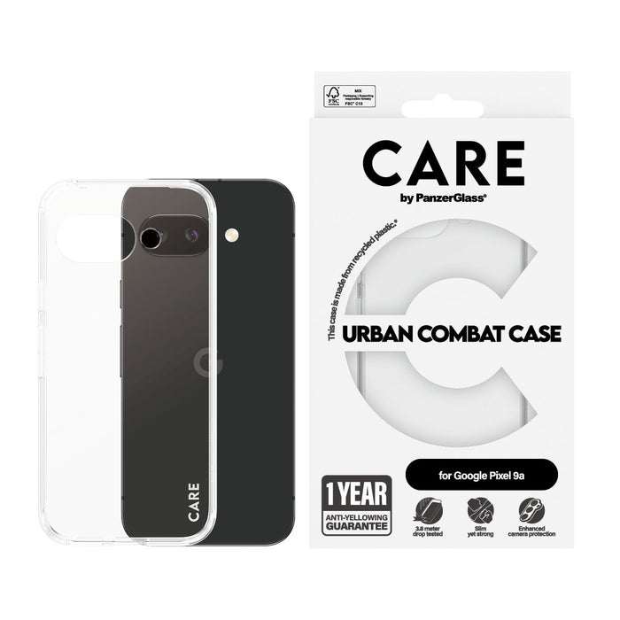 EAN 5715685024085 - PanzerGlass CARE™ by ® Urban Combat Case Transparent Google Pixel 9a funda para teléfono móvil Transparen imagen 2