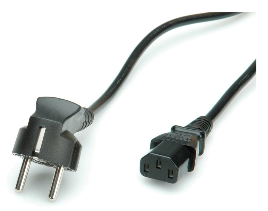 EAN 7630049613102 - VALUE 19.99.1017 cable de transmisión Negro 0,6 m CEE7/7 IEC 320 imagen 2