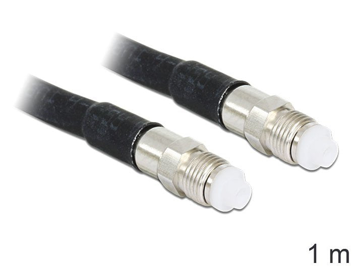 EAN 4043619886654 - DeLOCK 1m, FME - FME cable coaxial Negro imagen 1