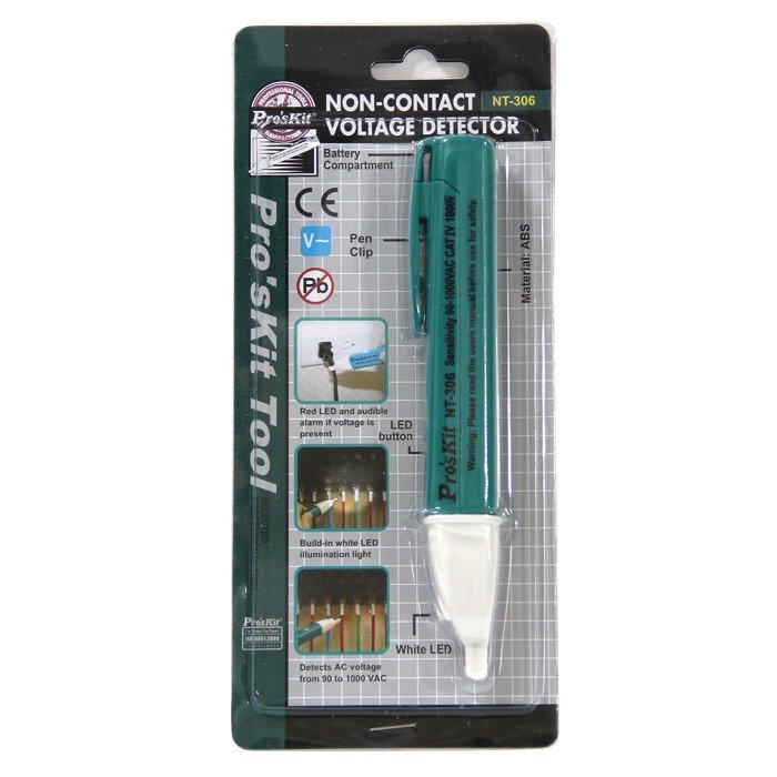 EAN 8436300270850 - Pro'sKit NT-306 localizador de cable 90 - 1000 V Verde, Blanco imagen 2