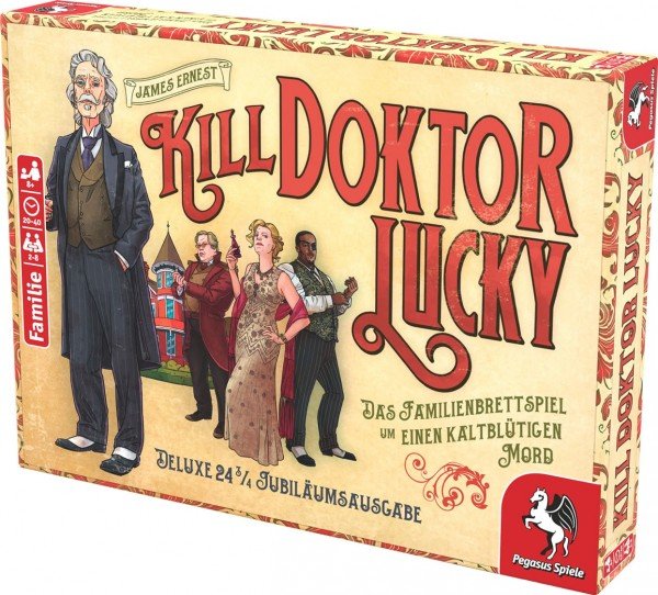 EAN 4250231731594 - Pegasus Kill Doktor Lucky Juego de mesa Detective imagen 2