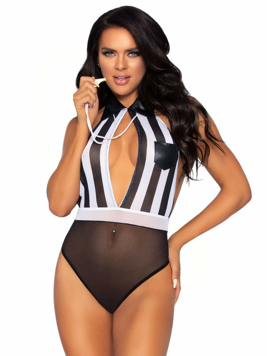 EAN 0714718555515 - Leg Avenue 89286_00722 conjunto de ropa interior y bodi Negro, Blanco imagen 1