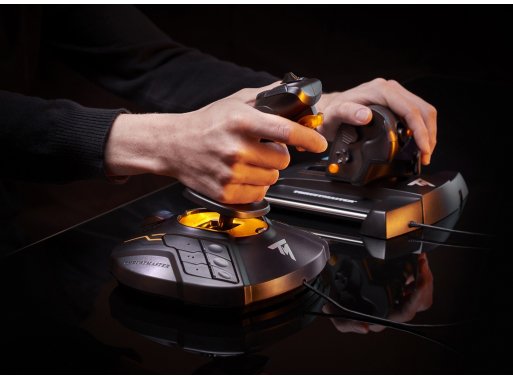 EAN 3362932914846 - Thrustmaster T-16000M FCS Hotas Negro, Naranja USB Palanca de mando Analógico/Digital MAC, PC imagen 5