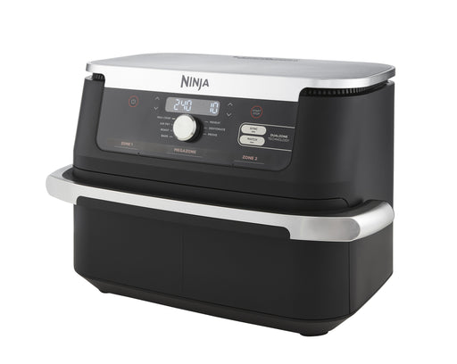 EAN 0622356270373 - Ninja AF500EU freidora Doble 10,4 L Independiente 2470 W Freidora de aire caliente Negro, Acero inoxidabl imagen 2