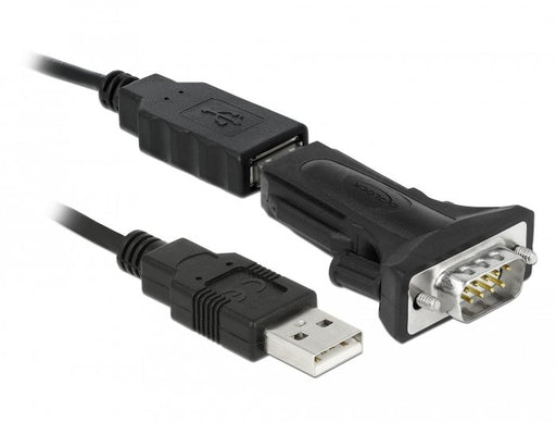 EAN 4043619662869 - DeLOCK 66286 cable de serie Negro 0,8 m USB tipo A DB-9 imagen 1