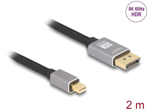 EAN 4043619810925 - DeLOCK Mini DisplayPort - DisplayPort Kabel 2 m Gris imagen 2