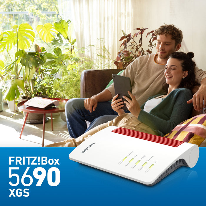 EAN 4023125031410 - Box FRITZ! 5690 XGS International router inalámbrico Gigabit Ethernet Doble banda (2,4 GHz / 5 GHz) Blanc imagen 6