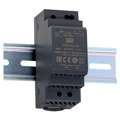 EAN 9900002567338 - MEAN WELL DDR-30G-24 adaptador e inversor de corriente 30 W imagen 1