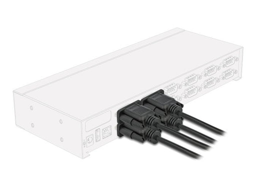 EAN 4043619868278 - DeLOCK 86827 cable de serie Negro DB-9 imagen 2