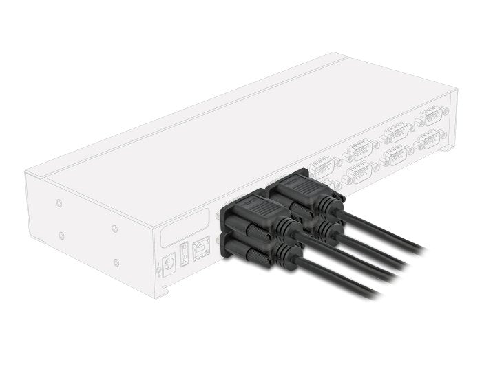 EAN 4043619868254 - DeLOCK 86825 cable de serie Negro DB-9 imagen 2