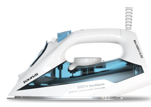 EAN 8414234187147 - Taurus BALI 3200 X-SLIDE Plancha vapor-seco Suela de cerámica 3200 W Azul, Blanco imagen 1