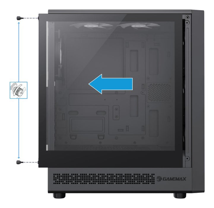EAN 6931858775786 - GameMax Storm 2 AB Midi Tower Negro imagen 5