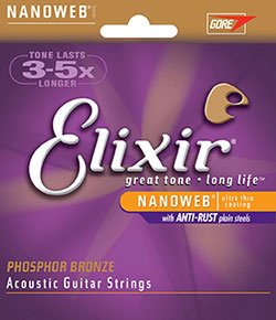 EAN 733132160020 - Elixir Strings 16002 cuerda para instrumento musical Acústico 6 pieza(s) Acero Guitarra imagen 1