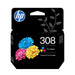 EAN 0196786390340 - HP 308 Tri-color Original Ink Cartridge cartucho de tinta 1 pieza(s) Rendimiento estándar Cian, Magenta,  imagen 1