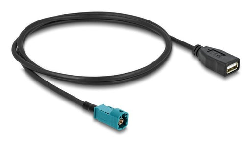 EAN 4043619907038 - DeLOCK 90703 cable coaxial 1 m HSD Z USB A Negro, Azul imagen 1