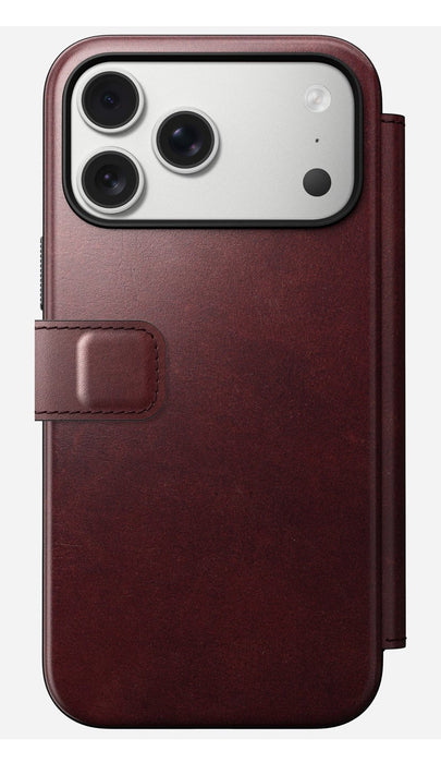 EAN 856504011826 - Nomad Modern Leather Folio funda para teléfono móvil 16 cm (6.3") Borgoña imagen 4
