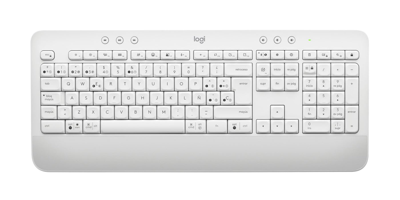 EAN 5099206105362 - Logitech 920-011026 teclado Ratón incluido Oficina Bluetooth QWERTY Español Blanco imagen 3