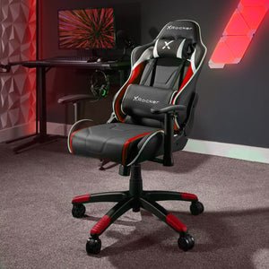 EAN 0094338512663 - X Rocker 5126601 silla para videojuegos Butaca para jugar Asiento acolchado Negro, Rojo imagen 5