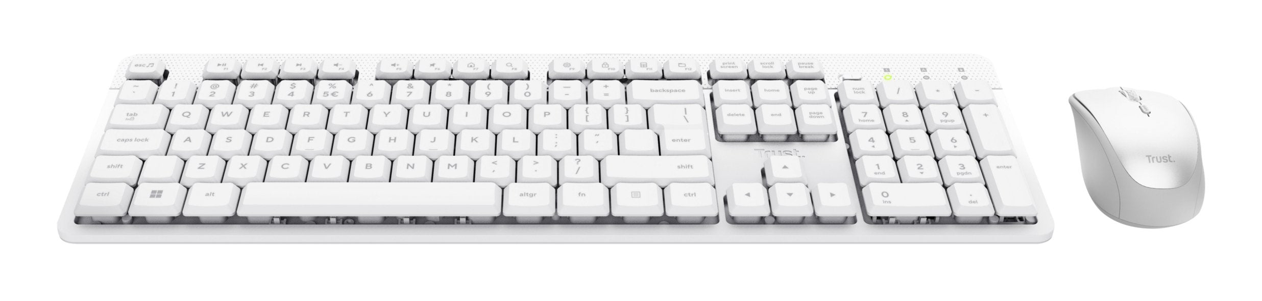 EAN 8713439254655 - Trust Ody II teclado Ratón incluido Hogar / Oficina RF inalámbrico QWERTY Inglés de EE. UU. Blanco imagen 2