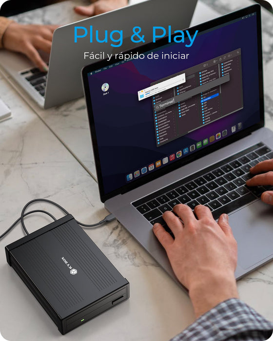 EAN 4250078172888 - ICY BOX IB-525-U3 Caja para disco ODD 13,3 cm (5.25") SATA III Negro imagen 12