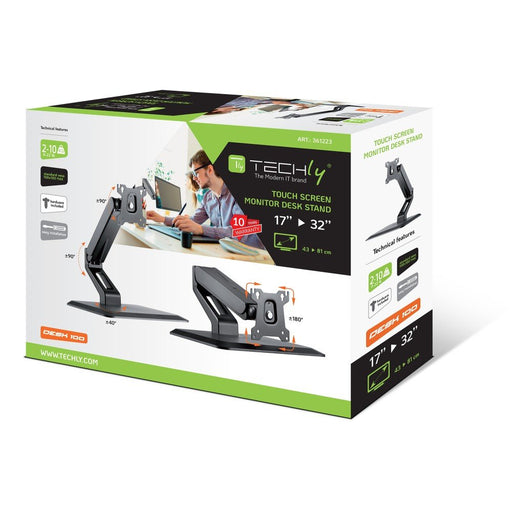 EAN 8059018361223 - Techly ICA-LCD 35TS soporte para monitor 81,3 cm (32") Escritorio Negro imagen 2