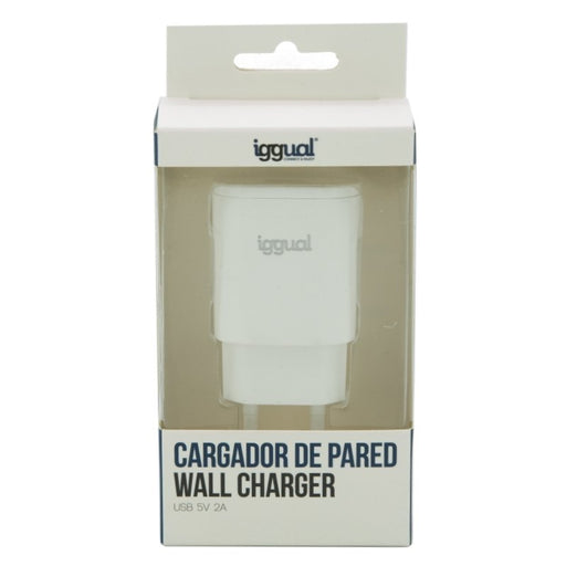 EAN 8435364316924 - iggual IGG316924 cargador de dispositivo móvil Smartphone Blanco Corriente alterna Interior imagen 2