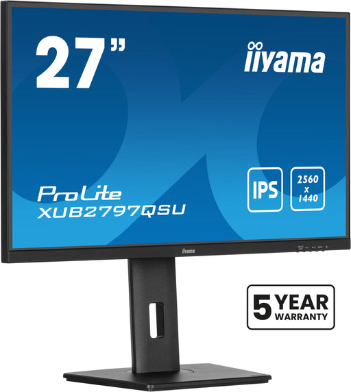 EAN 4948570125098 - iiyama ProLite XUB2797QSU-B2 pantalla para PC 68,6 cm (27") 2560 x 1440 Pixeles Quad HD LED Negro imagen 1