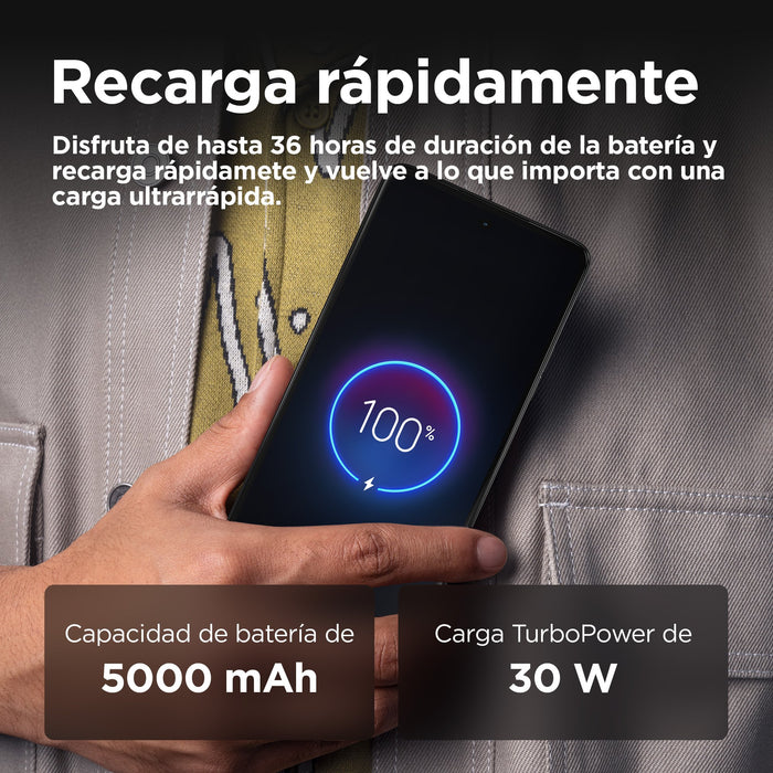 EAN 840023297274 - Motorola ThinkPhone25 16,1 cm (6.36") SIM doble Android 14 5G USB Tipo C 8 GB 256 GB 4310 mAh Negro imagen 16