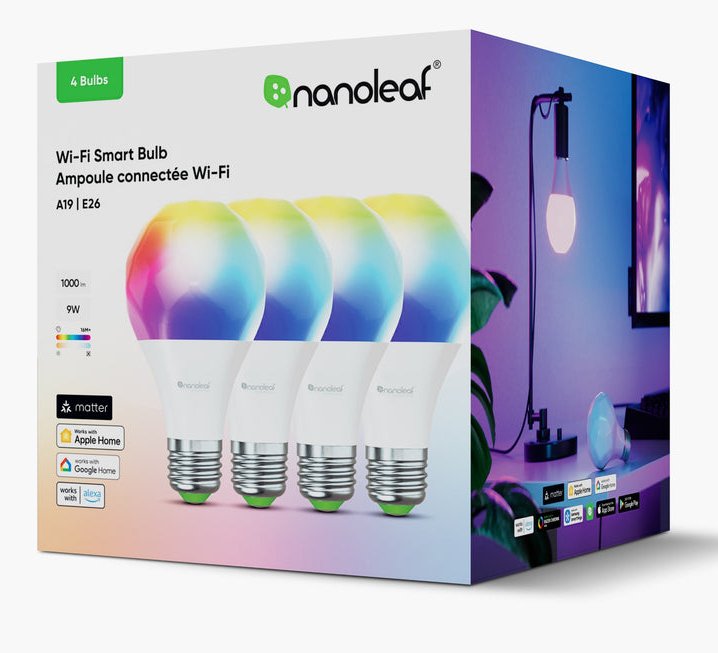 EAN 4897105339915 - Nanoleaf N7501B02-4A60E iluminación inteligente Bombilla inteligente Wi-Fi/Bluetooth 9 W imagen 2