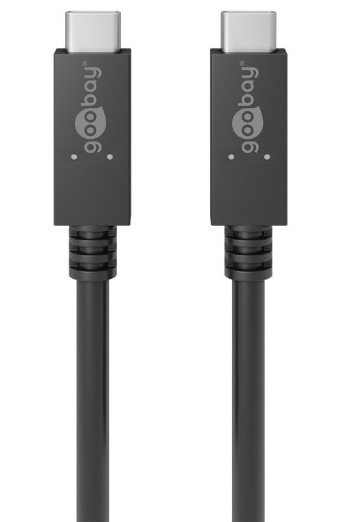 EAN 4040849492525 - Goobay Kabel USB 3.2 C->C S/S 0,5m PD schwarz cable USB USB 3.2 Gen 1 (3.1 Gen 1) USB C Negro imagen 1