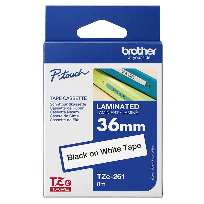 EAN 5704174889502 - Brother TZE-261 cinta para impresora de etiquetas Negro sobre blanco TZ imagen 3
