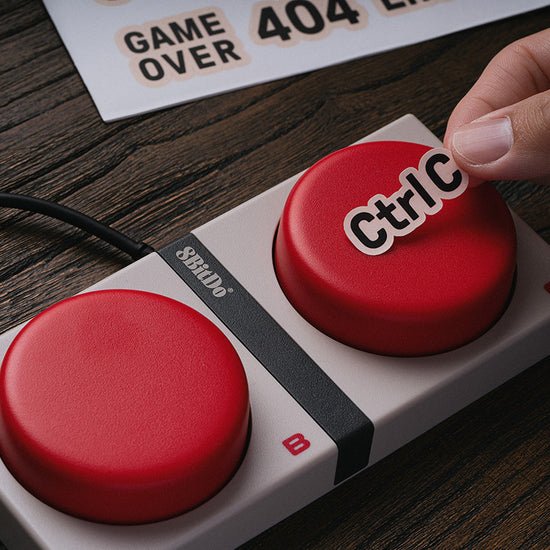 EAN 6922621506737 - 8Bitdo C64 Edition teclado Juego USB + RF Wireless + Bluetooth QWERTY Inglés del Reino Unido Gris imagen 20