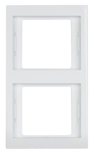 EAN 4011334263197 - Hager 13237009 placa de pared y cubierta de interruptor Blanco imagen 1