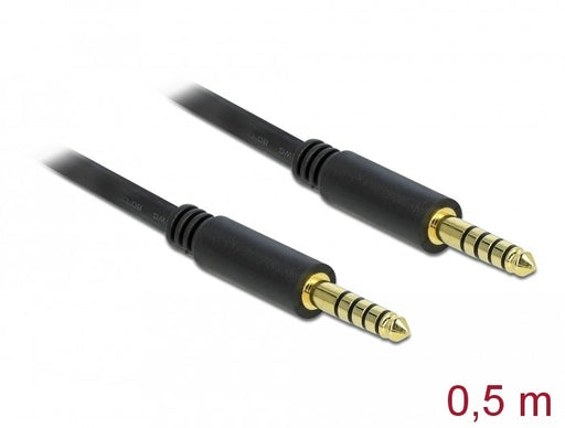 EAN 4043619857906 - DeLOCK 85790 cable de audio 0,5 m 4.4mm Negro imagen 2