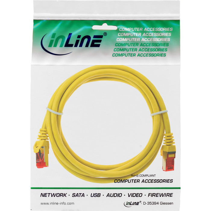 EAN 4043718231591 - InLine 4043718231591 cable de red Amarillo 2 m Cat6 S/FTP (S-STP) imagen 3
