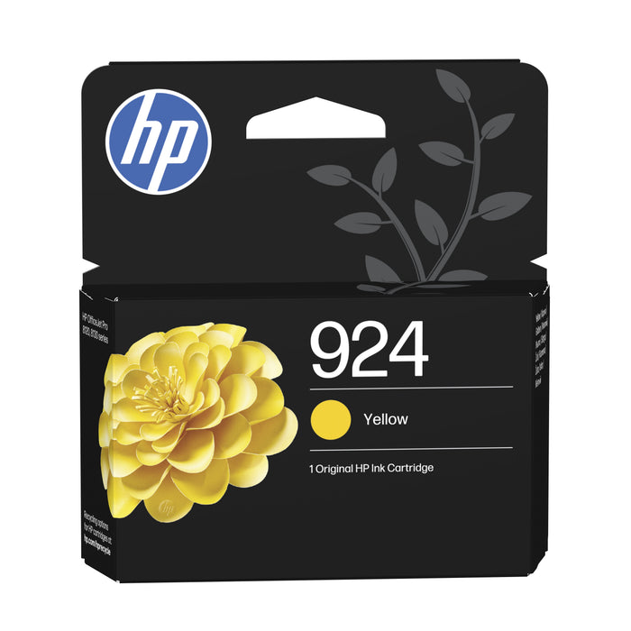 EAN 0199764687357 - HP 924 Yellow Original Ink Cartridge cartucho de tinta 1 pieza(s) Rendimiento estándar imagen 1