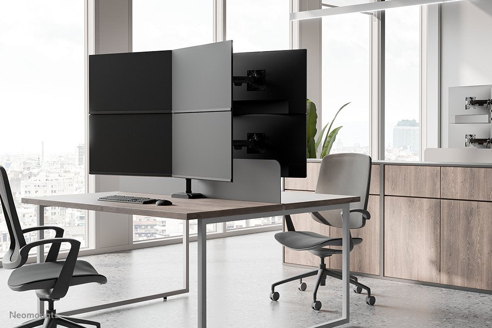 EAN 8721246340690 - Neomounts DS60-600BL2-2 soporte para monitor 81,3 cm (32") Escritorio Negro imagen 15