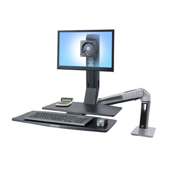 EAN 698833025705 - Ergotron WorkFit -A, Single LD @ Worksurface+ 61 cm (24") Escritorio Negro imagen 1