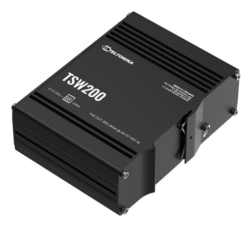 EAN 4779051843671 - Teltonika TSW200 No administrado Gigabit Ethernet (10/100/1000) Energía sobre Ethernet (PoE) Negro imagen 2