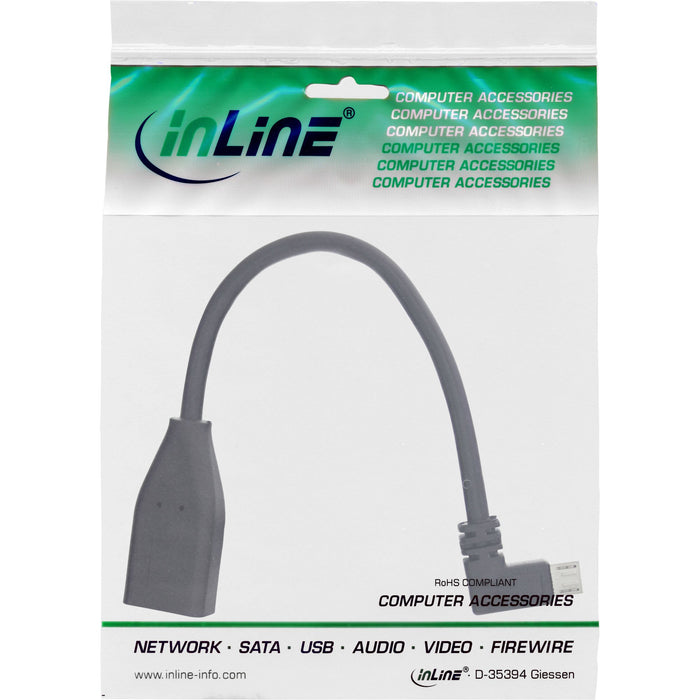 EAN 4043718202713 - InLine 31606W cable USB Micro-USB B USB A Negro imagen 2
