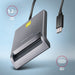 EAN 8595247908841 - Axagon CRE-SM3TC lector de tarjeta inteligente USB 2.0 Type-C Gris imagen 3