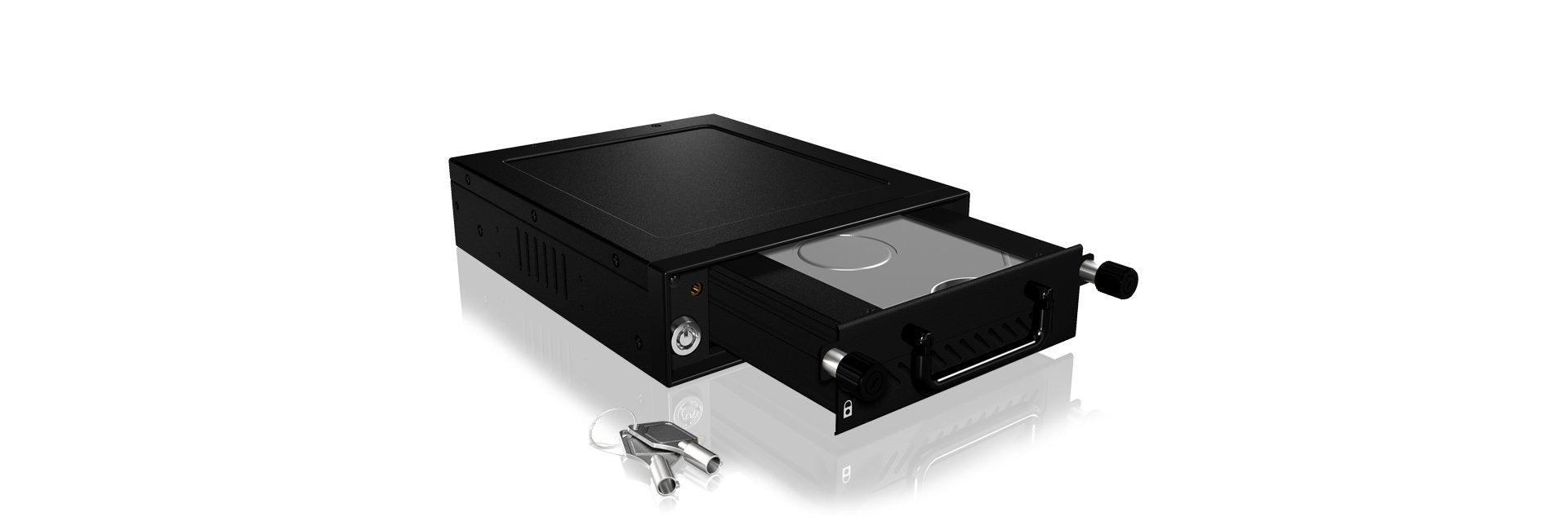 EAN 4250078188544 - ICY BOX IB-148SSK-B 13,3 cm (5.25") Bandeja para disco duro Negro imagen 3