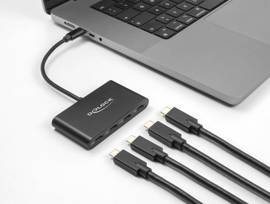 EAN 4043619641741 - DeLOCK 64174 hub de interfaz USB 3.2 Gen 1 (3.1 Gen 1) Type-C 5000 Mbit/s Negro imagen 2