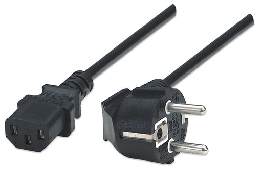 EAN 0766623300148 - Manhattan 300148 cable de transmisión Negro 1,8 m CEE7/4 C13 acoplador imagen 1