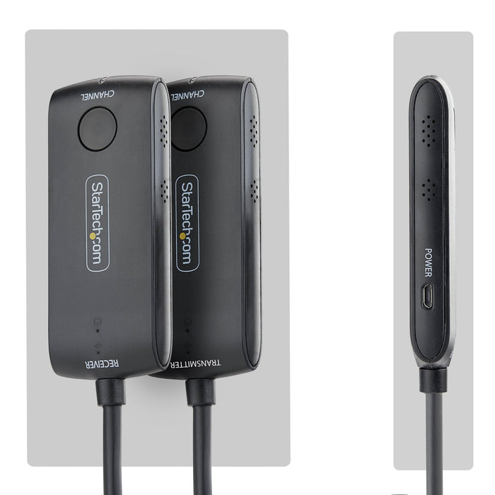 EAN 65030920070 - StarTech.com 4KHDMI-WIRELESS-65FT extensor audio/video Transmisor y transmisor-receptor de señales AV Negro imagen 2
